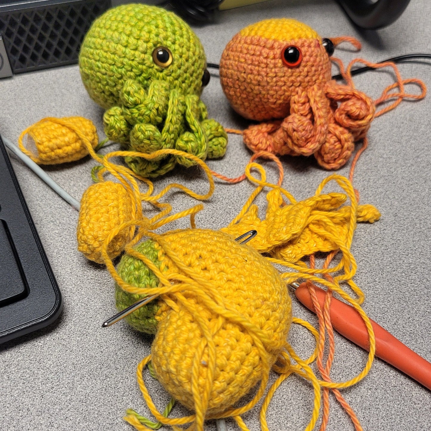 Cthulu Cutie crochet handmade plush