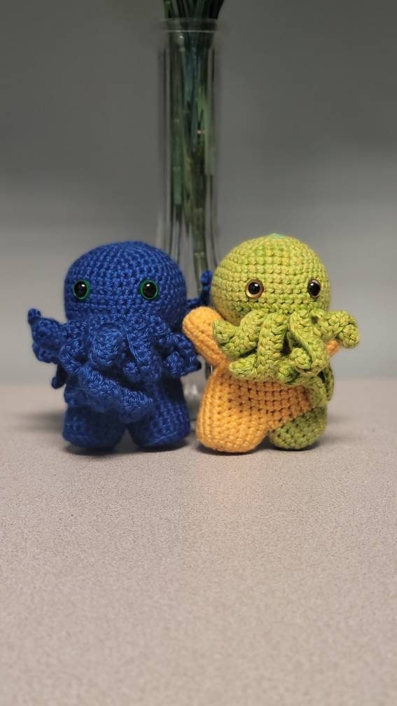 Cthulu Cutie crochet handmade plush