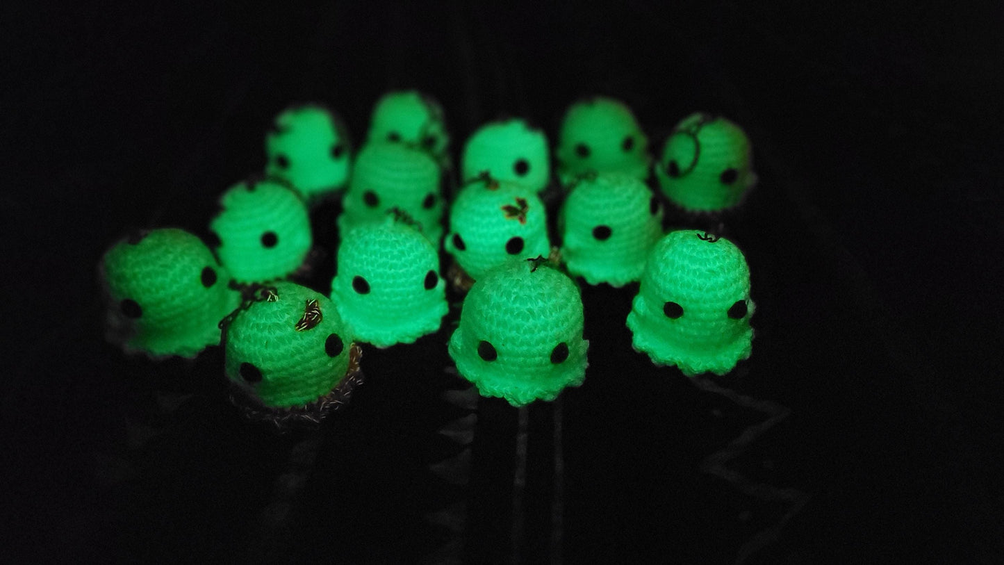 LIMITED EDITION - Glow Ghost crochet Keychain