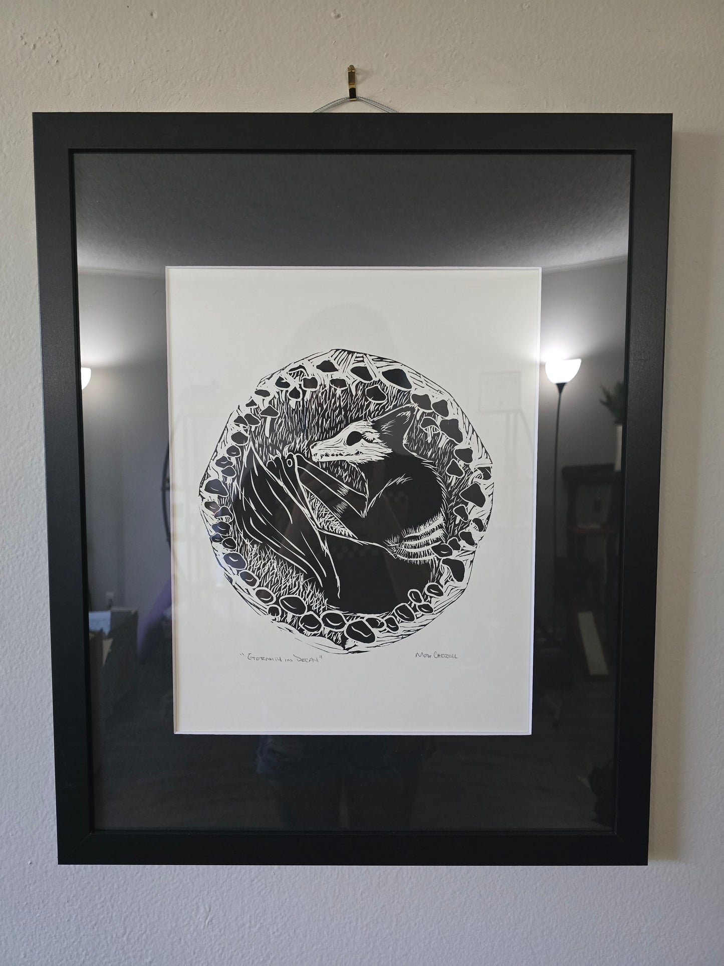 Eternity in Decay relief print