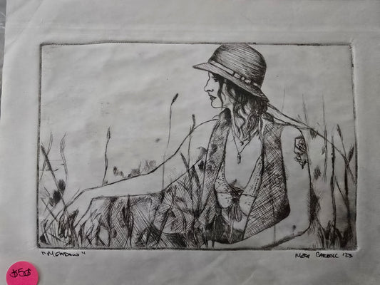 Meadow intaglio etching