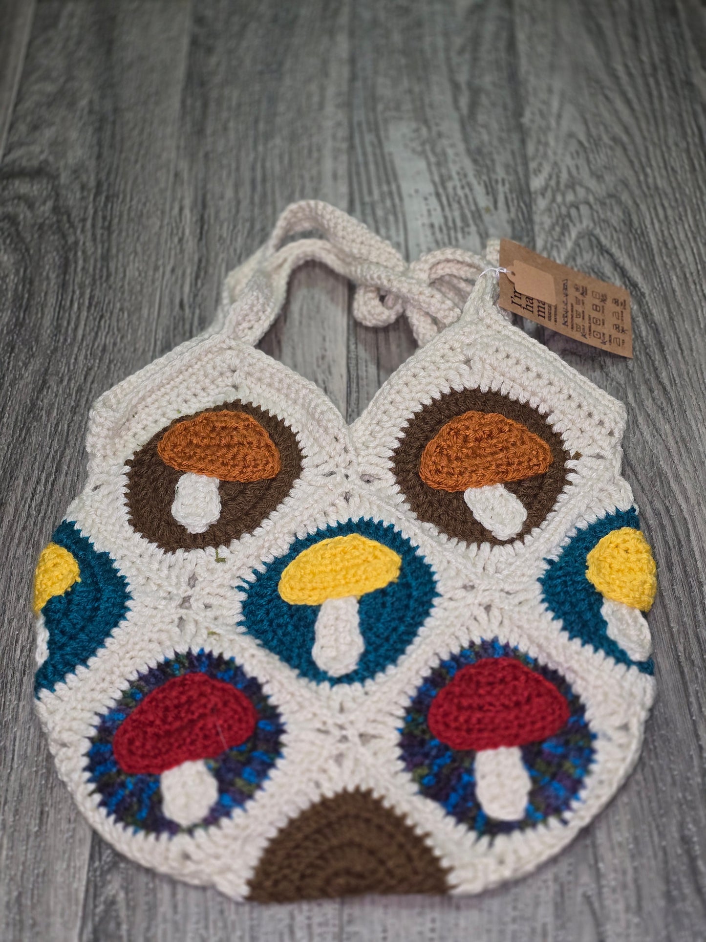 Crochet Mushroom Purse