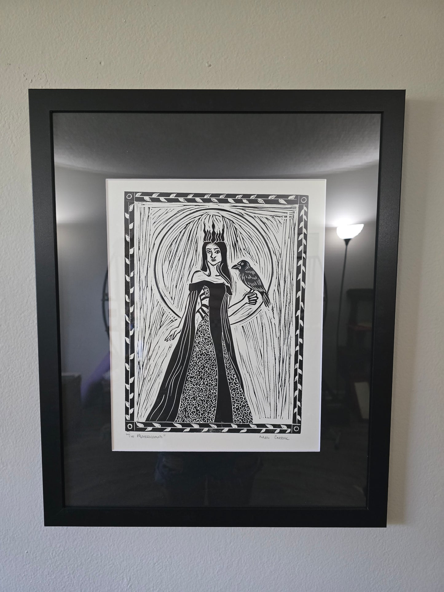 Morrigan Relief print