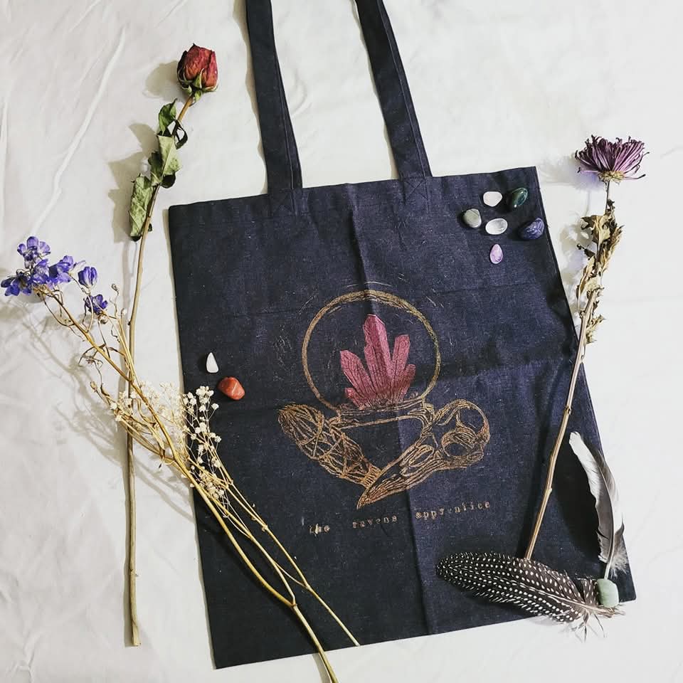 Hand-Printed Tote Bags