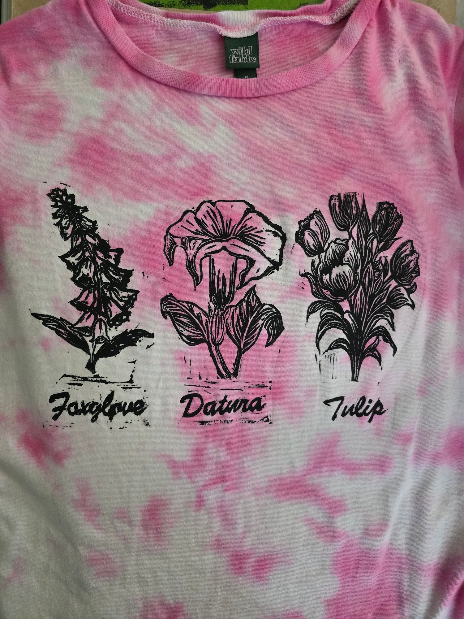 Hand Printed Upcycled Tees