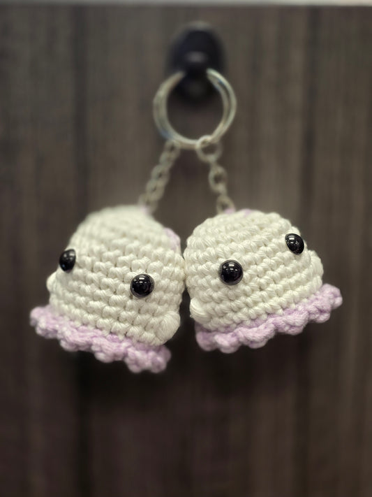 LIMITED EDITION - Glow Ghost crochet Keychain